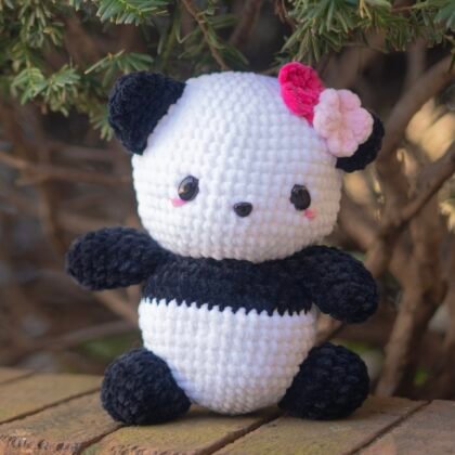 Crochet Panda Plush