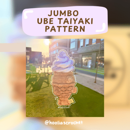 Jumbo Ube Taiyaki Pattern